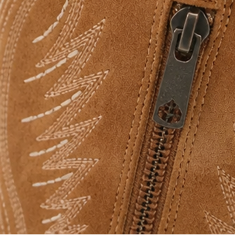 Radegonde | Women's Western Boots with Embroidered Shaft