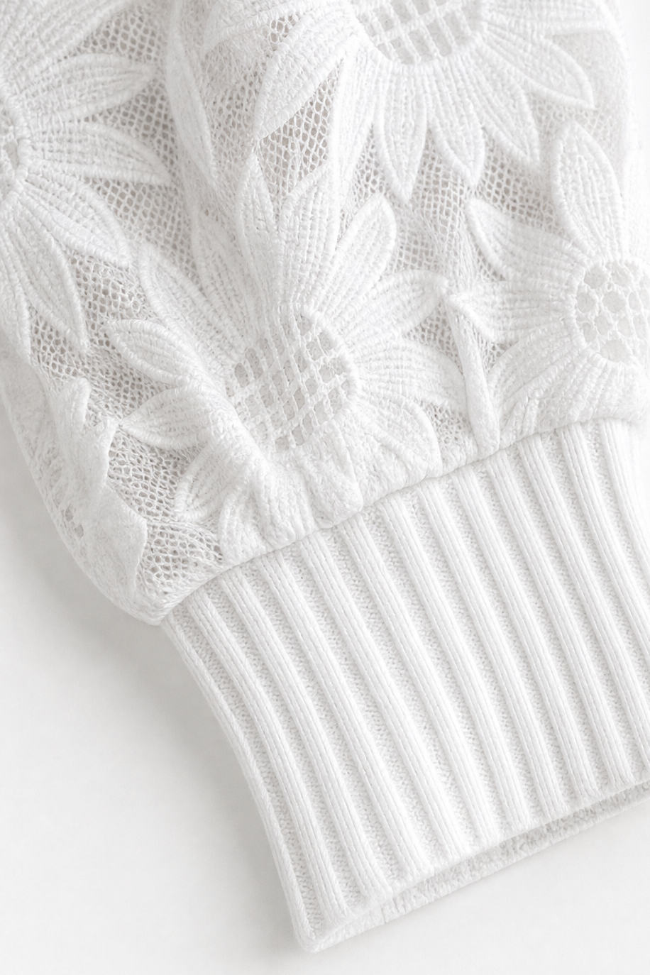 Prudence | Women's Ribbed Hooded Cardigan with Openwork Sleeves