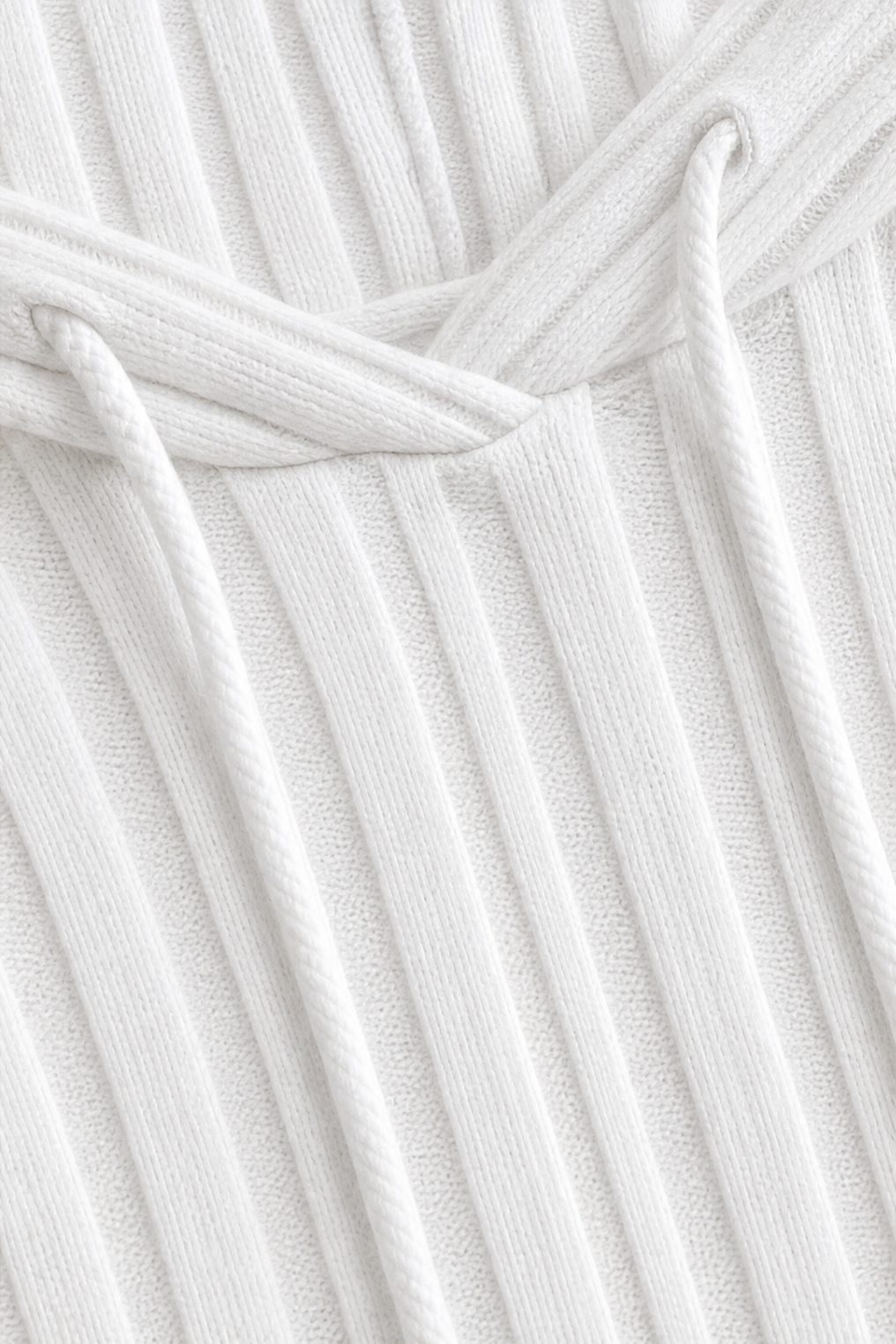Prudence | Women's Ribbed Hooded Cardigan with Openwork Sleeves