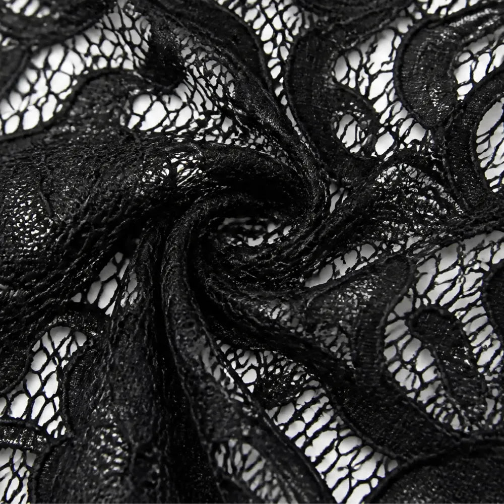 Roxanne | Women's Lace-Pattern Zip Bomber Jacket