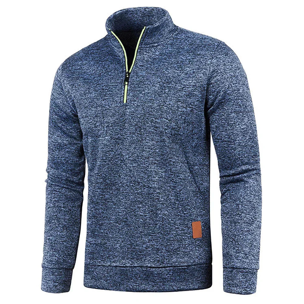 Clotaire | Men's Marled Half Zip Sweatshirt
