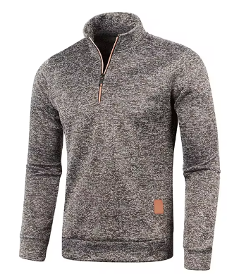 Clotaire | Men's Marled Half Zip Sweatshirt