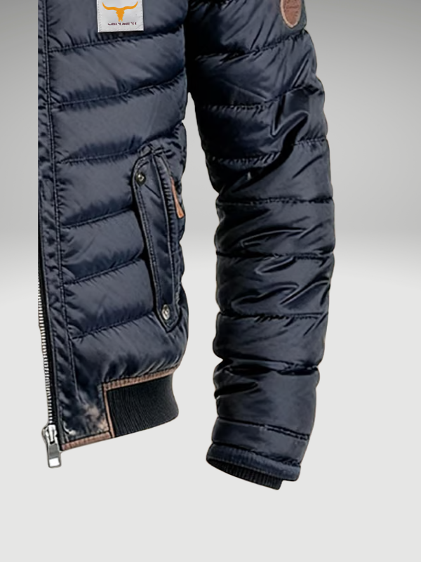 Clovis | Men's Quilted Puffer Bomber Jacket