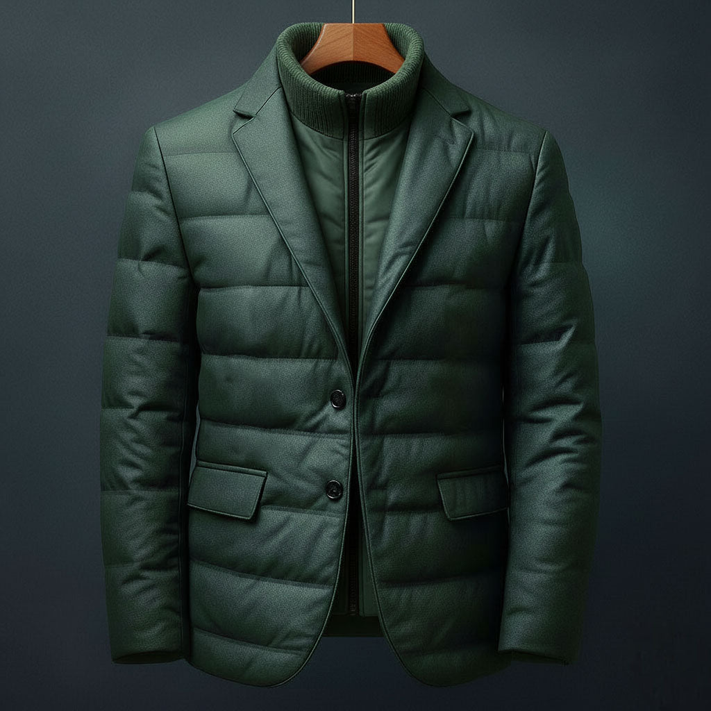 Conrad | Men's Quilted Notch Lapel Blazer