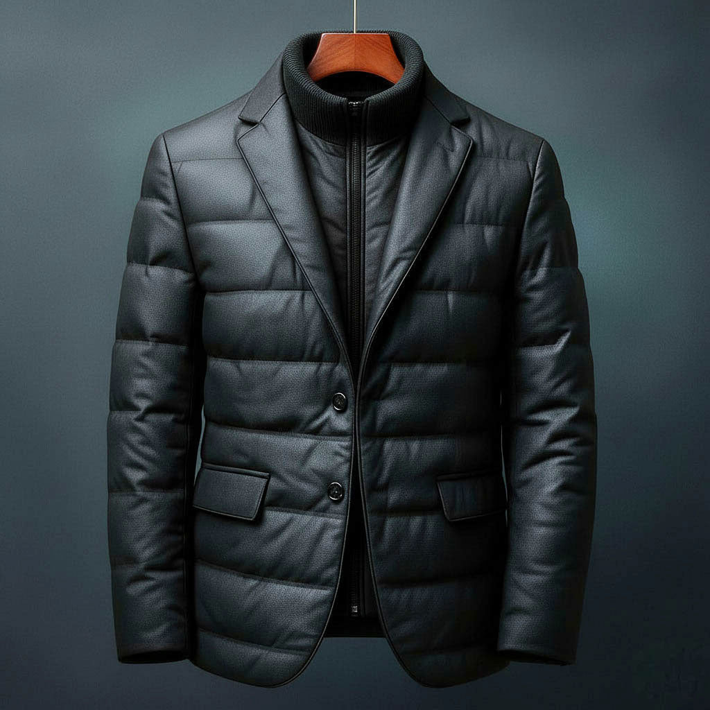 Conrad | Men's Quilted Notch Lapel Blazer