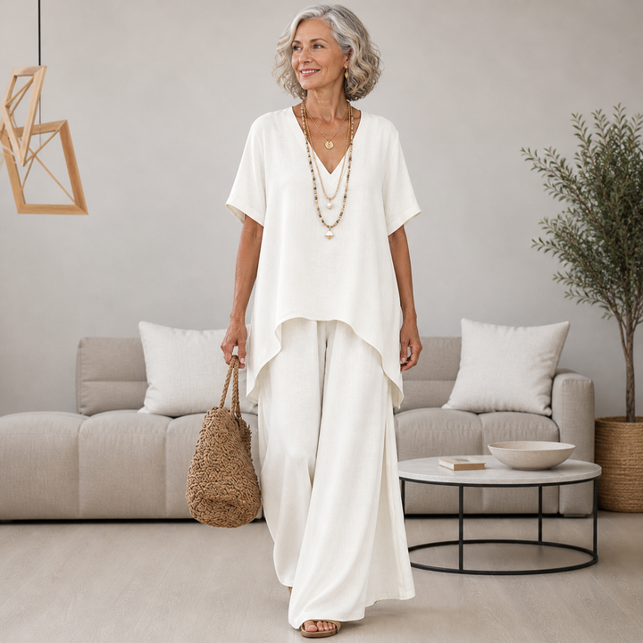 Cordelia | Women's Flowy Lightweight Two-Piece Set