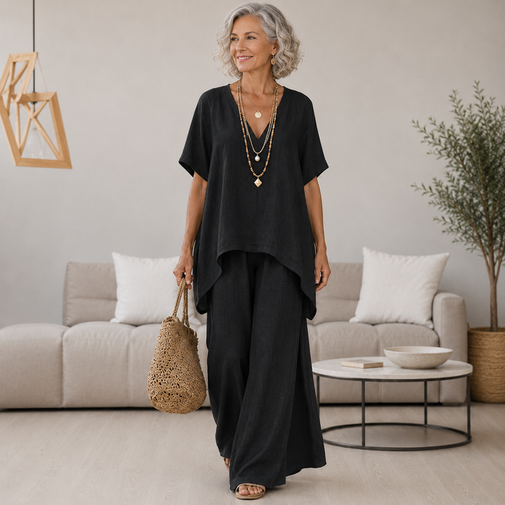 Cordelia | Women's Flowy Lightweight Two-Piece Set