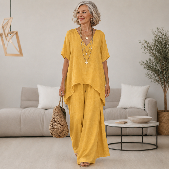 Cordelia | Women's Flowy Lightweight Two-Piece Set