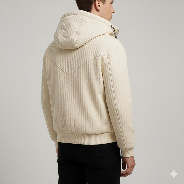 Cormac | Men's Quilted Borg-Lined Hoodie