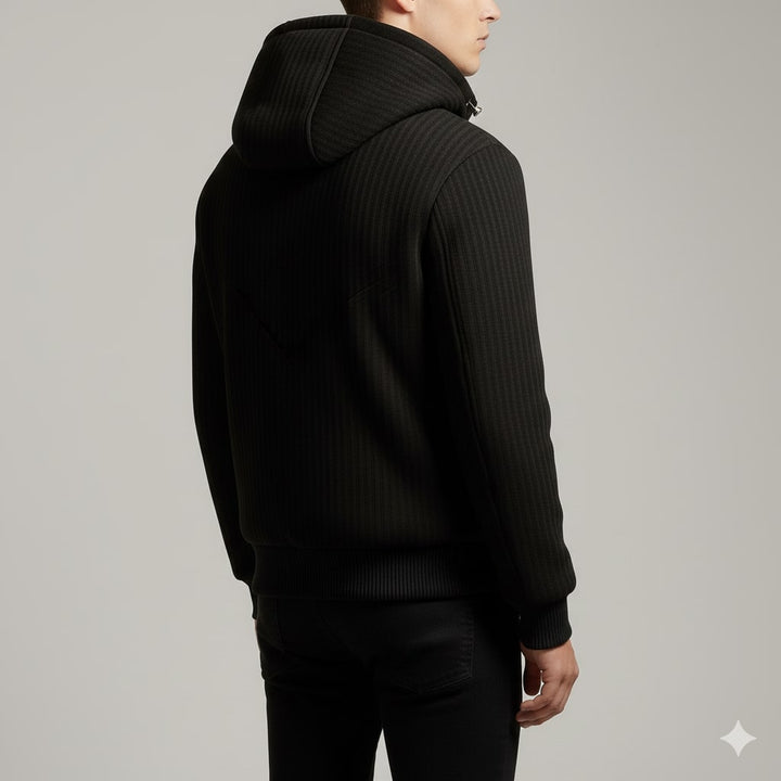 Cormac | Men's Quilted Borg-Lined Hoodie