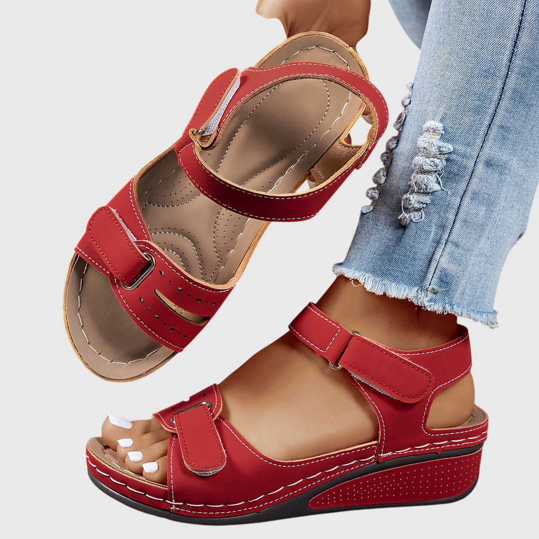 Crystal | Women's Stretch-Fit Supportive Heel Comfort Sandals