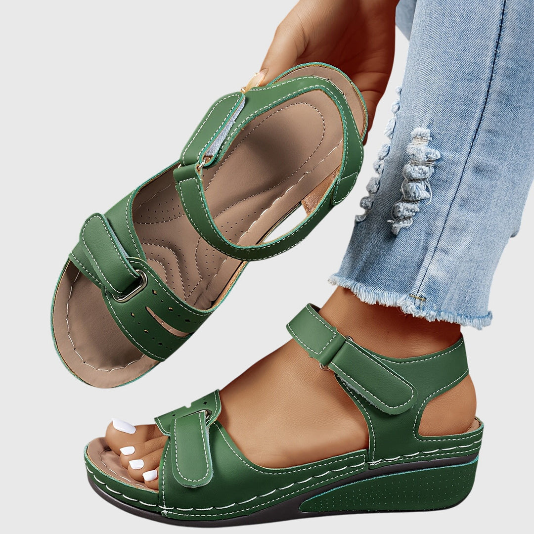Crystal | Women's Stretch-Fit Supportive Heel Comfort Sandals