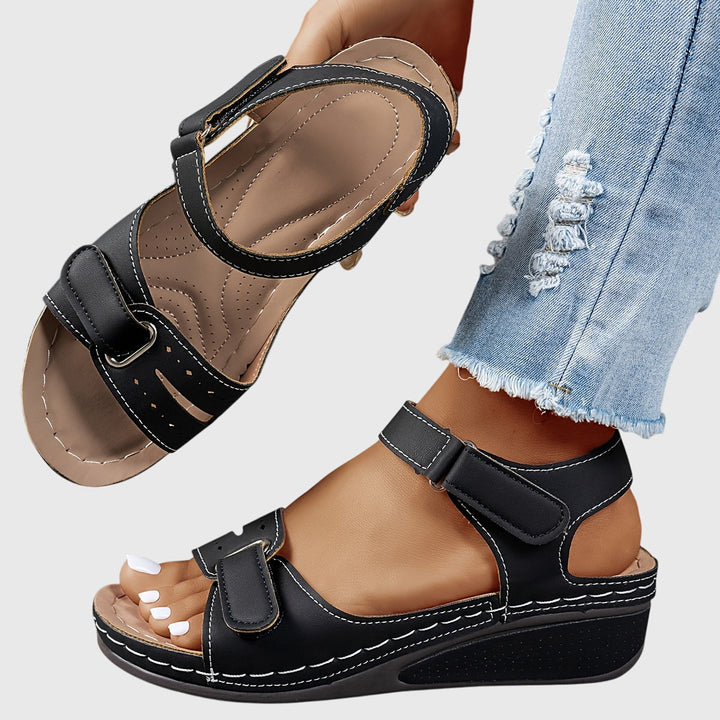 Crystal | Women's Stretch-Fit Supportive Heel Comfort Sandals
