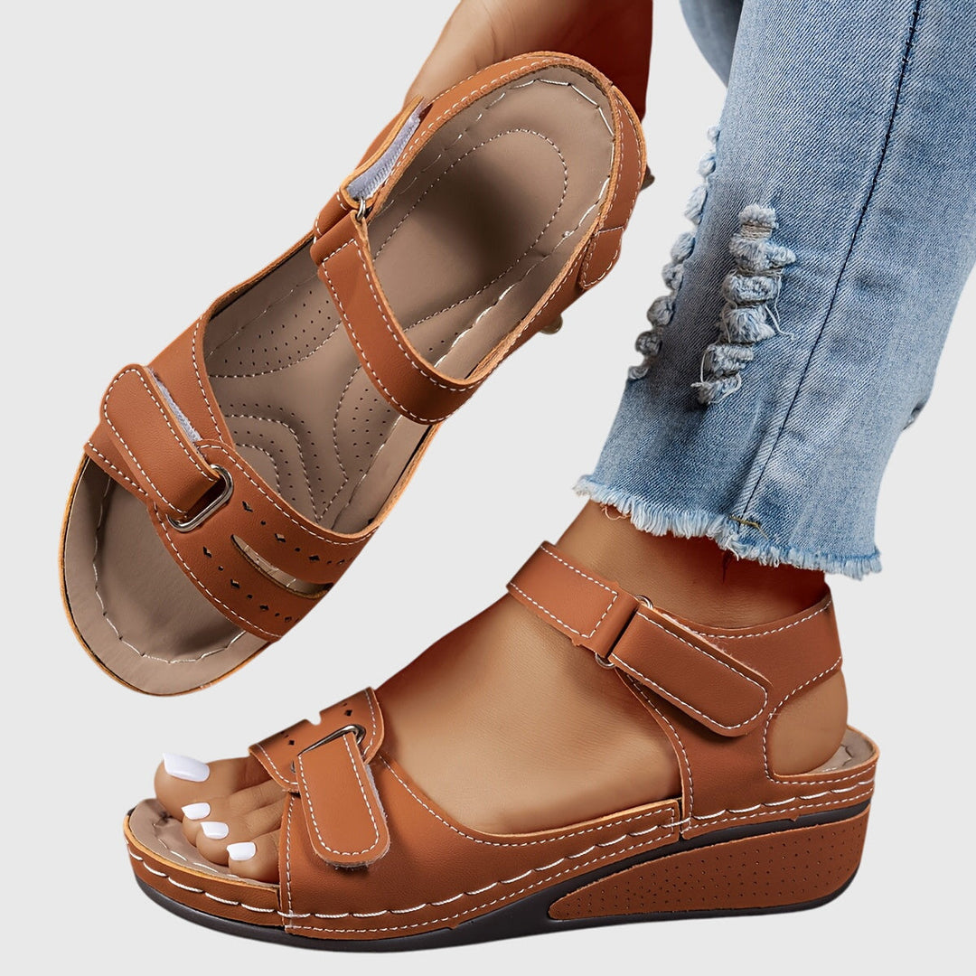 Crystal | Women's Stretch-Fit Supportive Heel Comfort Sandals