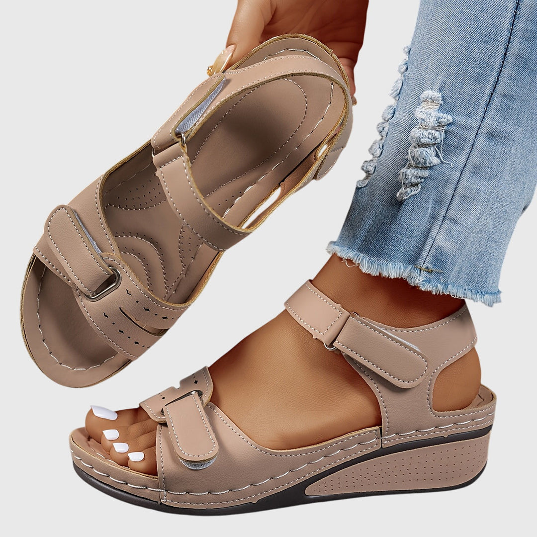 Crystal | Women's Stretch-Fit Supportive Heel Comfort Sandals