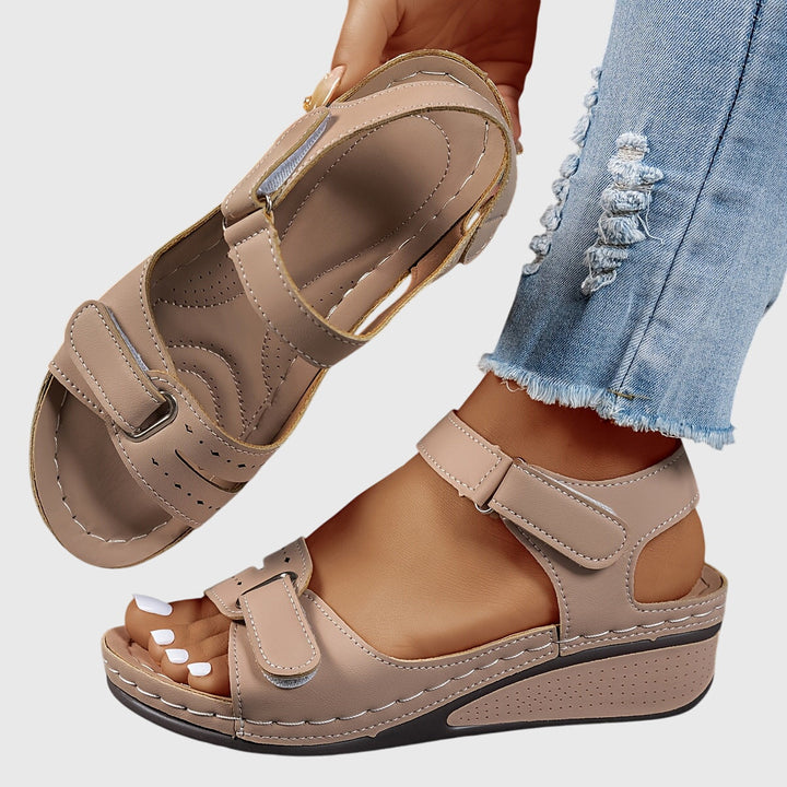Crystal | Women's Stretch-Fit Supportive Heel Comfort Sandals
