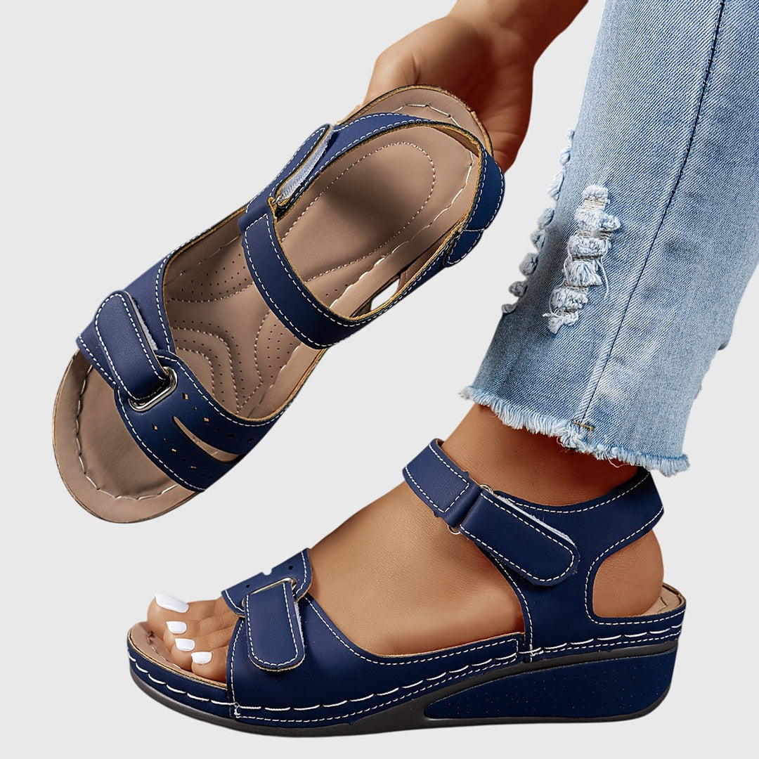Crystal | Women's Stretch-Fit Supportive Heel Comfort Sandals