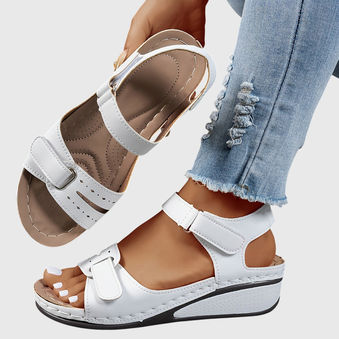 Crystal | Women's Stretch-Fit Supportive Heel Comfort Sandals