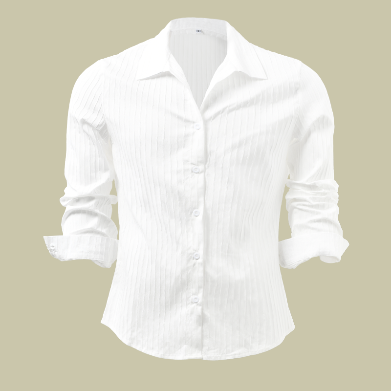Cullen | Men's Striped Faux Two-Piece Linen Blend Shirt