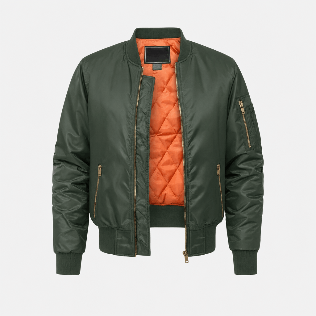 Cuthbert | Men's Flight Bomber with Sleeve Pocket