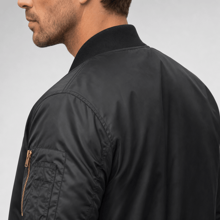 Cuthbert | Men's Flight Bomber with Sleeve Pocket