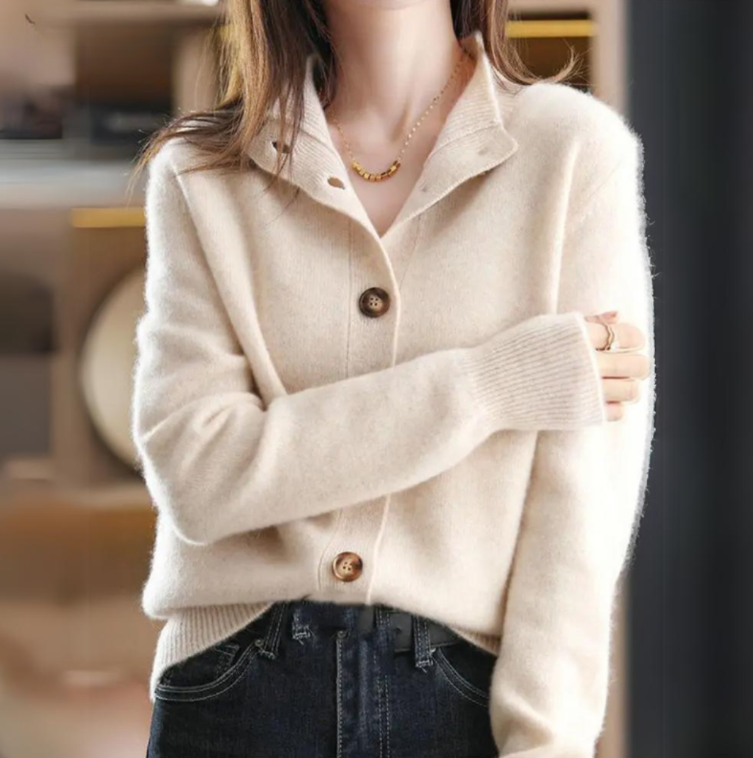 Celeste | Women's Button Cardigan with Oversized Buttons