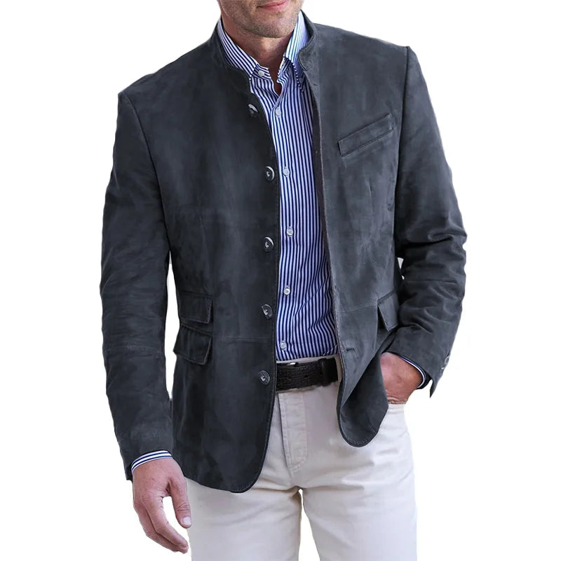 Men's Coat with Long Sleeves