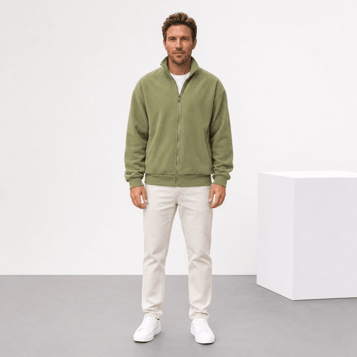 Denys | Men's Brushed Zip Through Jacket
