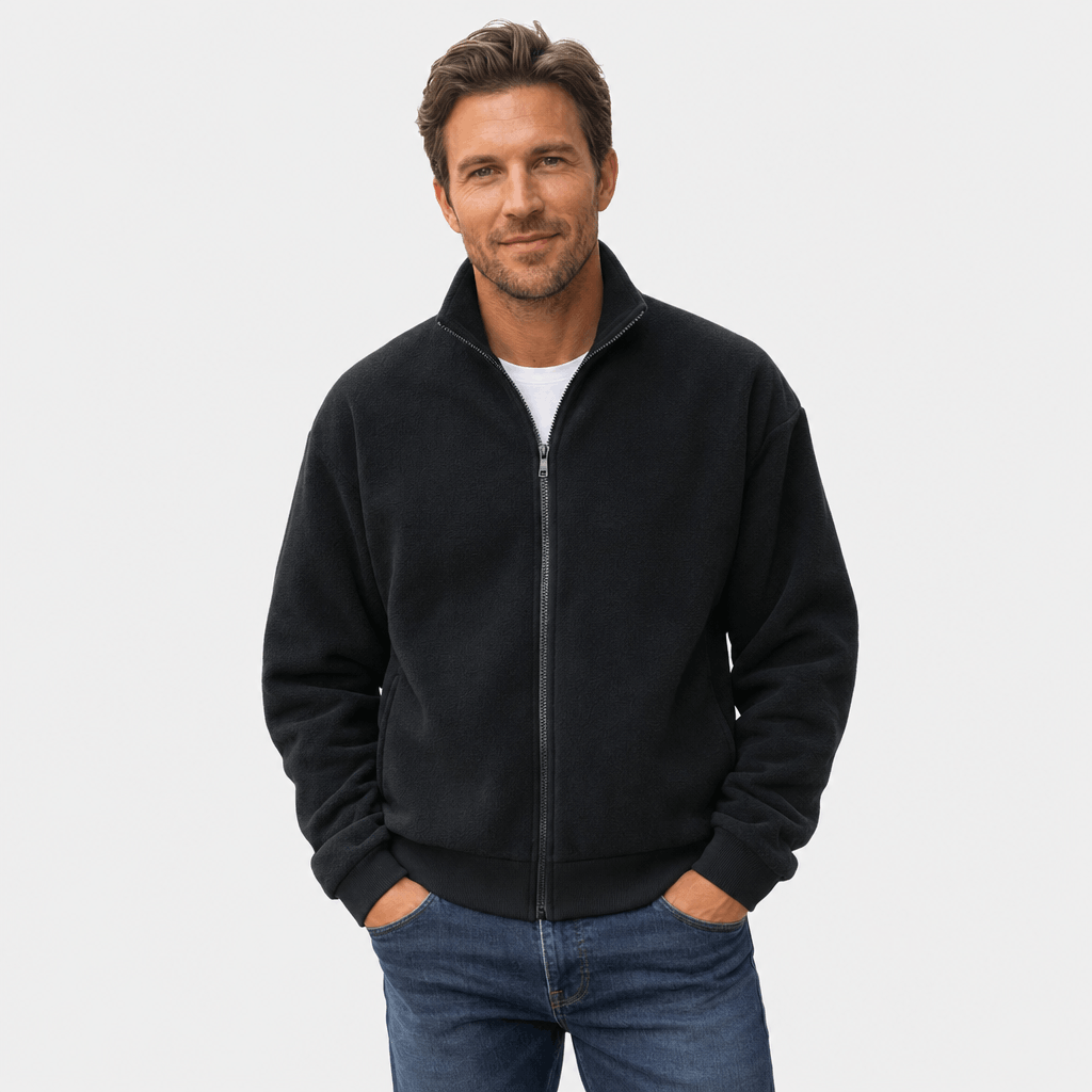 Denys | Men's Brushed Zip Through Jacket