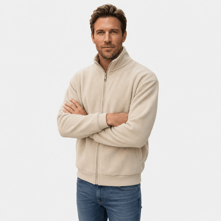 Denys | Men's Brushed Zip Through Jacket
