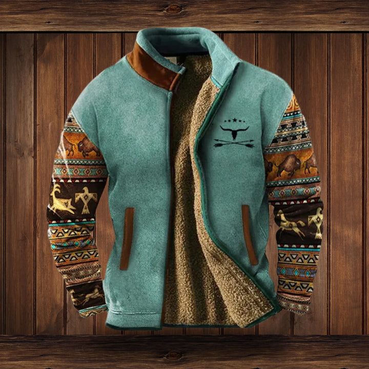 Didier | Men's Pile Lined Western Zip Jacket