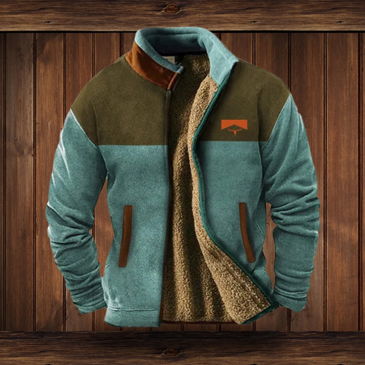 Didier | Men's Pile Lined Western Zip Jacket