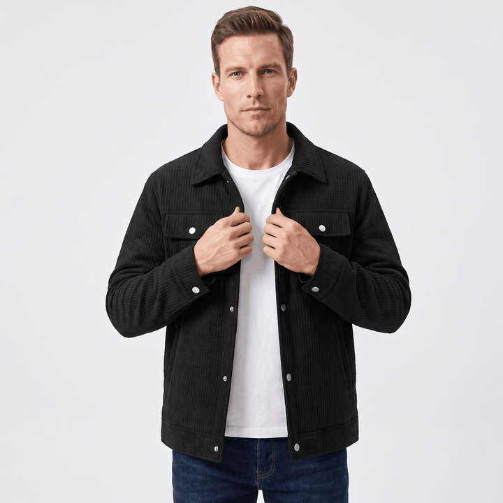 Dietrich | Men's Ribbed Cord Trucker Jacket
