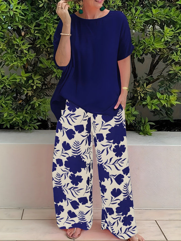 Digna | Women's Tropical Breathable Wide-Leg Set