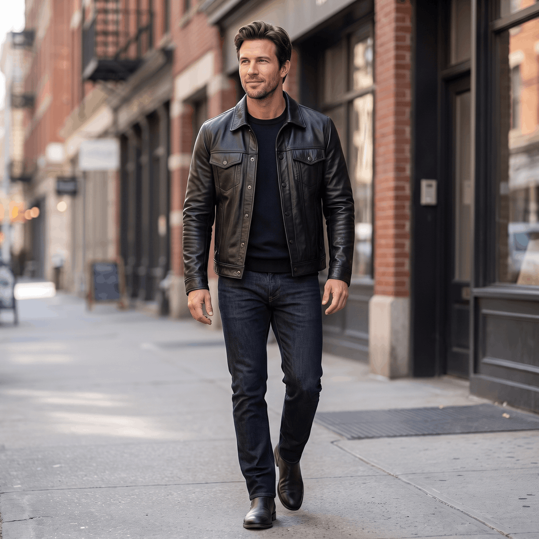 Dreux | Men's Button Front Rider Jacket