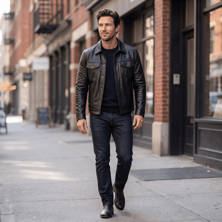 Dreux | Men's Button Front Rider Jacket