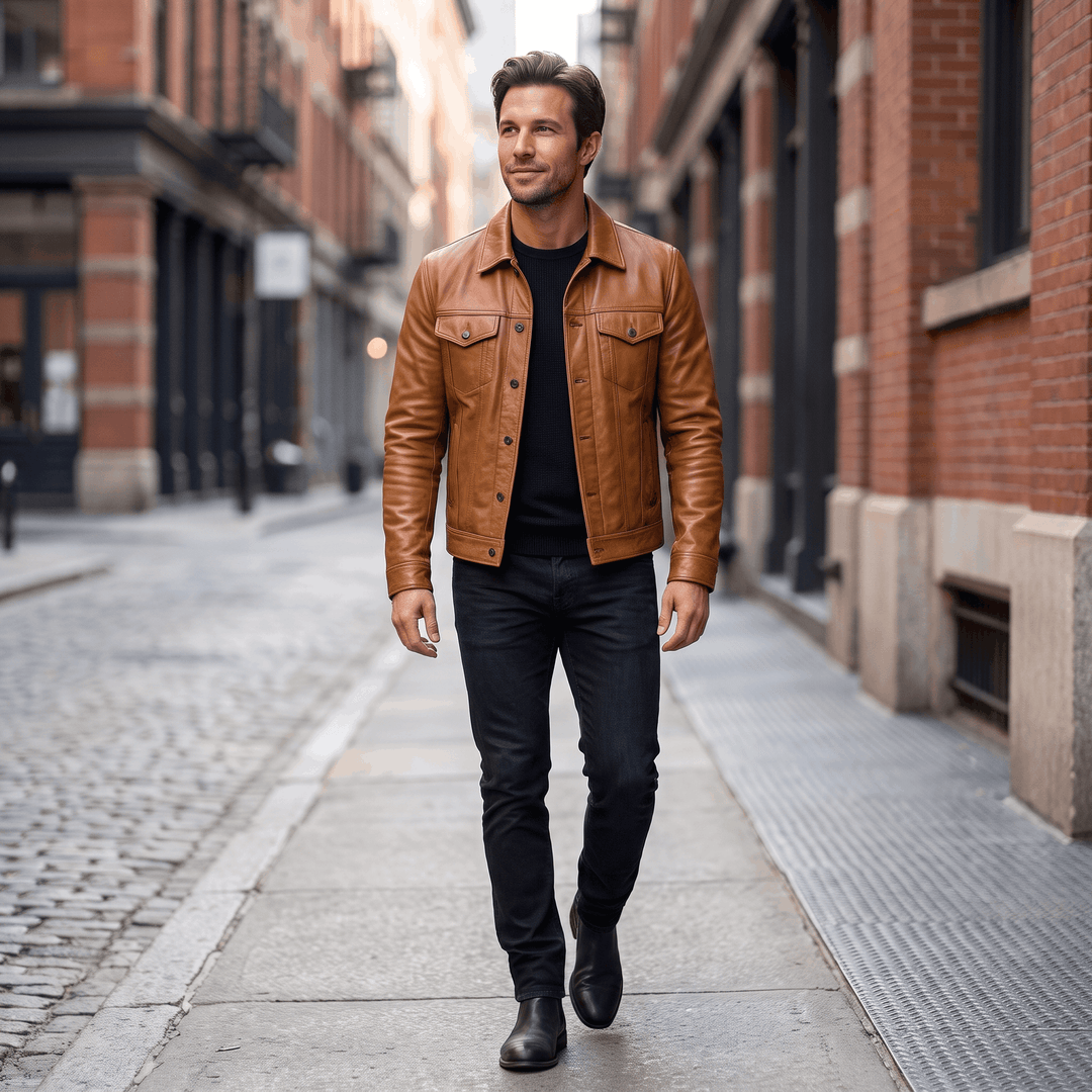 Dreux | Men's Button Front Rider Jacket