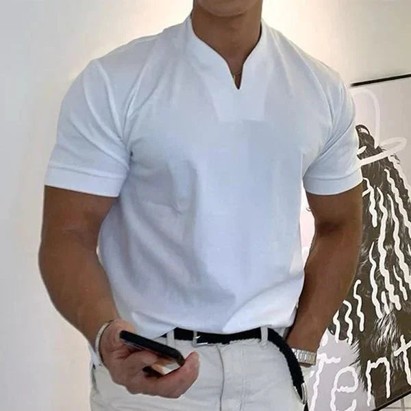 Edgar | Men's V-Neck Quick-Dry Performance T-Shirt