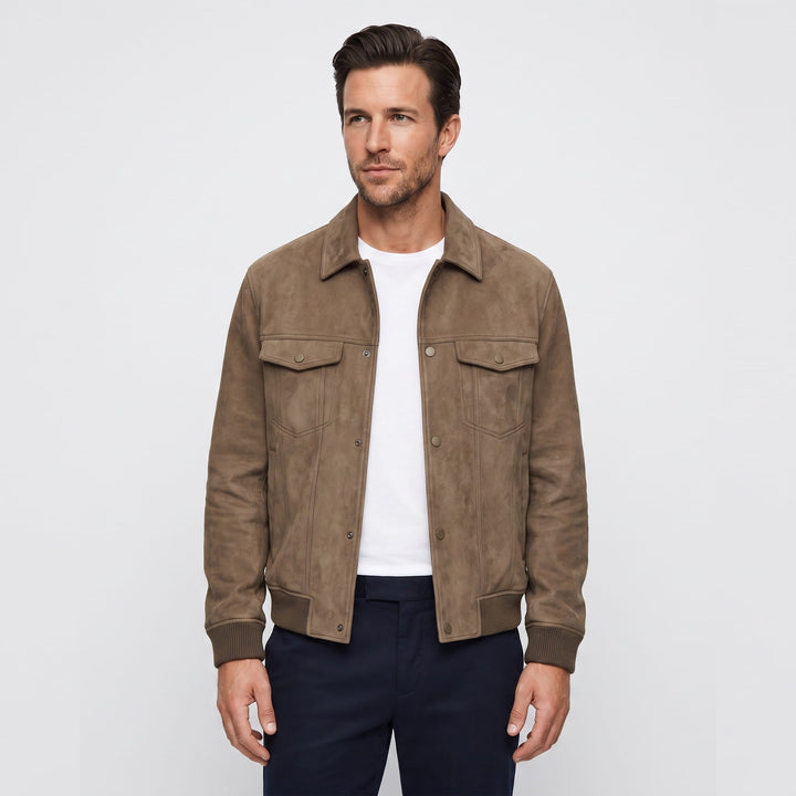 Edmond | Men's Napped Trucker Jacket