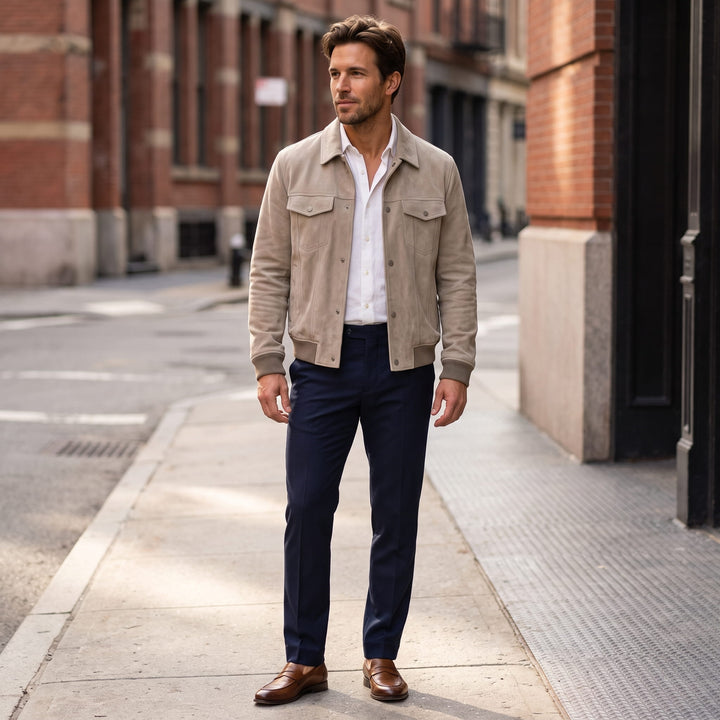 Edmond | Men's Napped Trucker Jacket