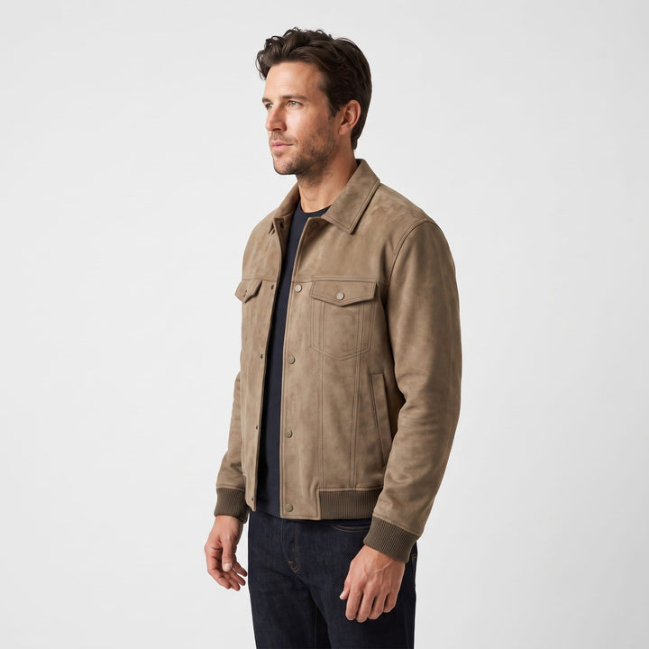 Edmond | Men's Napped Trucker Jacket