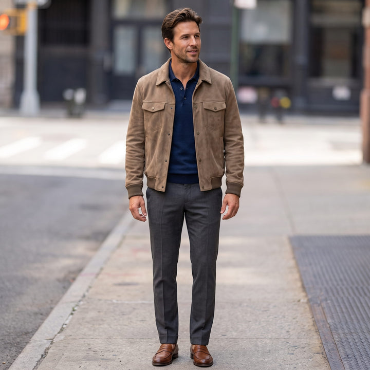 Edmond | Men's Napped Trucker Jacket