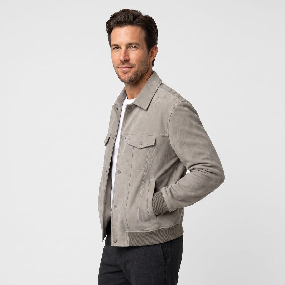 Edmond | Men's Napped Trucker Jacket