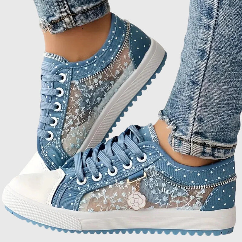 Elena | Women's Cushioned Wide-Toe-Box Ergonomic Sneakers