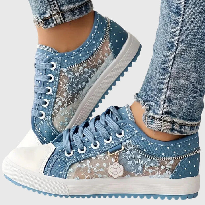 Elena | Women's Cushioned Wide-Toe-Box Ergonomic Sneakers