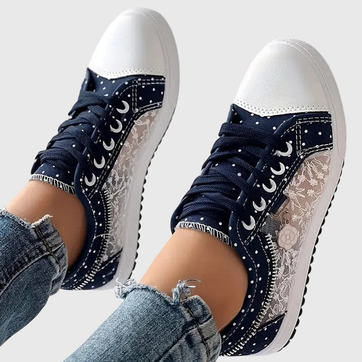 Elena | Women's Cushioned Wide-Toe-Box Ergonomic Sneakers