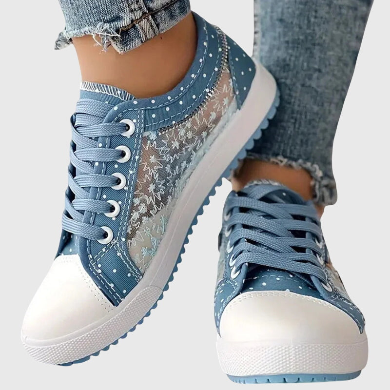 Elena | Women's Cushioned Wide-Toe-Box Ergonomic Sneakers