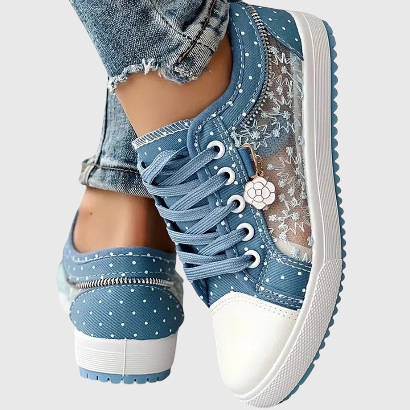 Elena | Women's Cushioned Wide-Toe-Box Ergonomic Sneakers