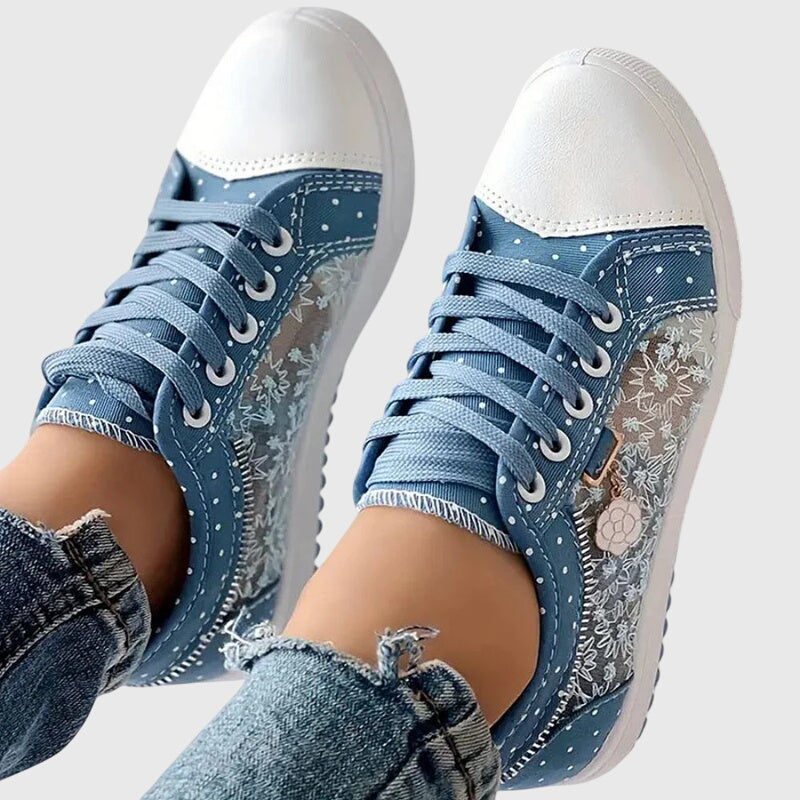 Elena | Women's Cushioned Wide-Toe-Box Ergonomic Sneakers