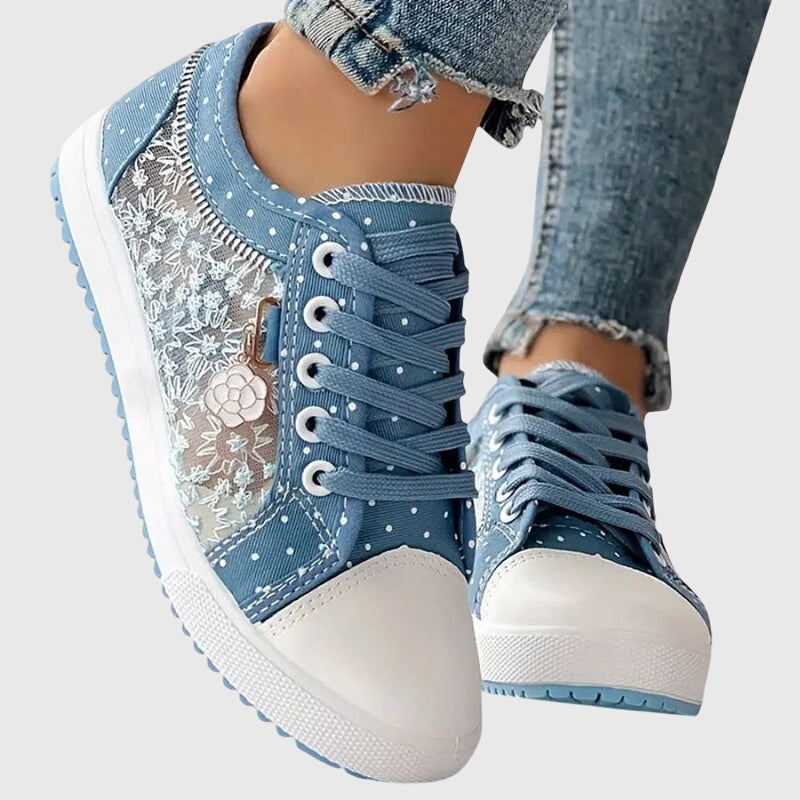 Elena | Women's Cushioned Wide-Toe-Box Ergonomic Sneakers